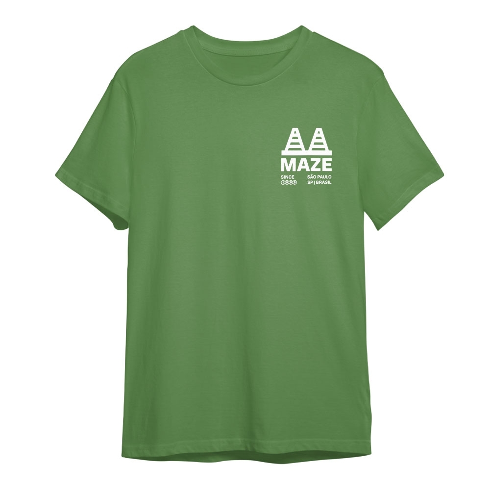 Camiseta Maze Institucional Verde