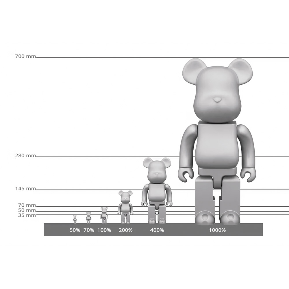 Bearbrick Astronaut Snoop "400%" Branco