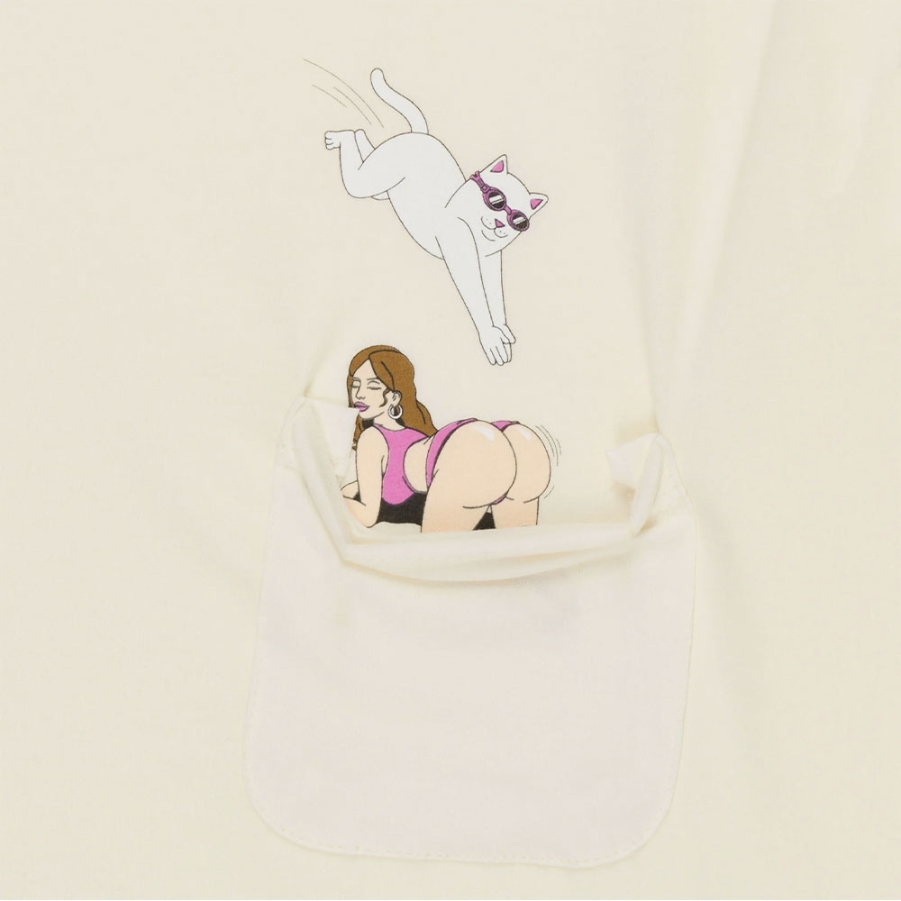 Camiseta Ripndip Jumpin In Pocket Natural