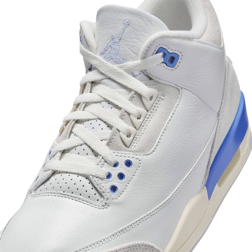 Tenis Nike Air Jordan 3 Retro Branco/azul