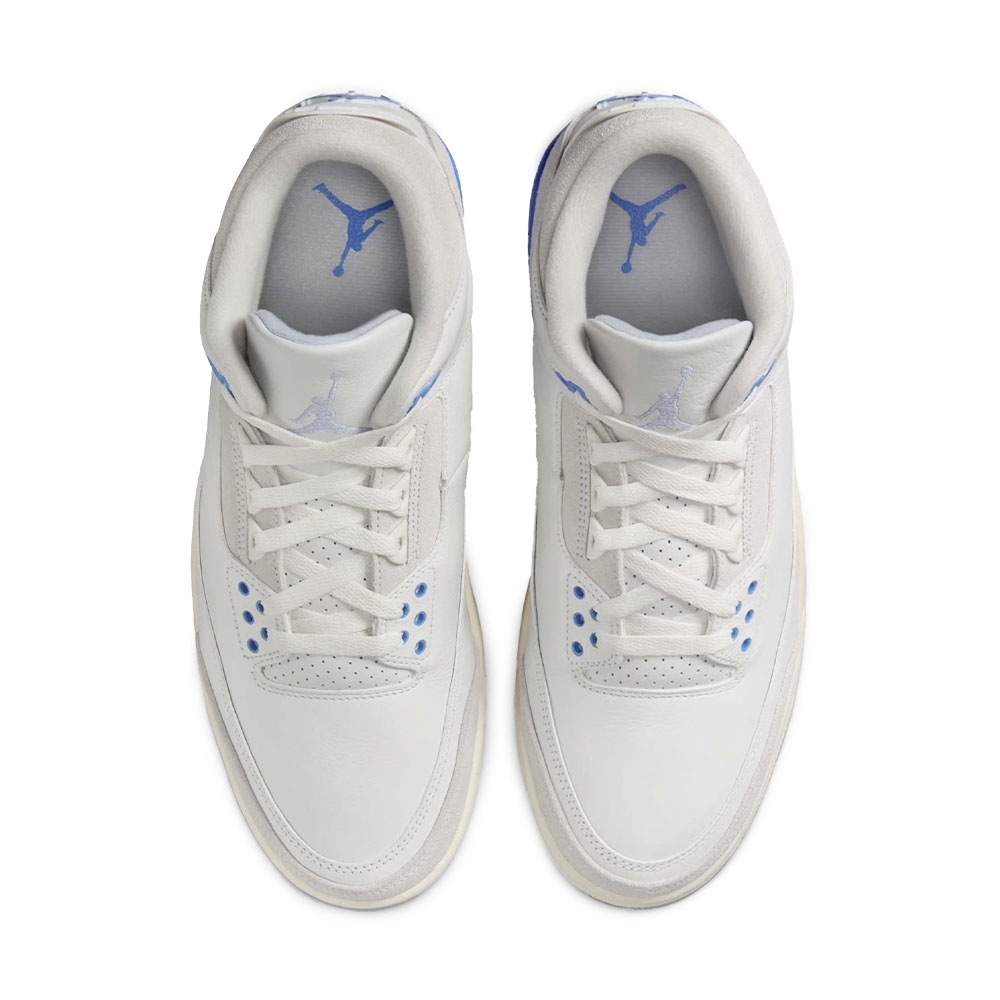 Tenis Nike Air Jordan 3 Retro Branco/azul