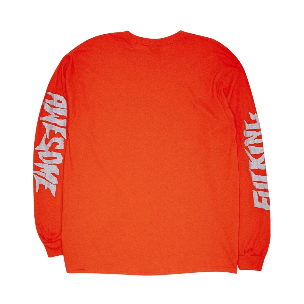 Camiseta F.awesome Split Stamp Laranja