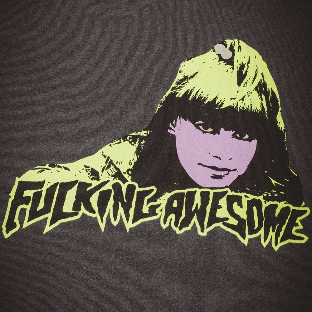 Camiseta F.awesome Strawberry Switchblad Cinza