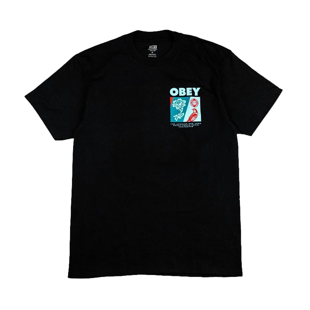 Camiseta Obey New Spring Preto