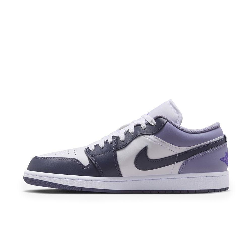 Tênis Air Jordan 1 Low Branco/lilás