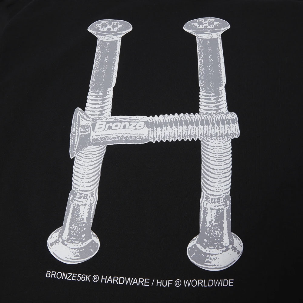 Camiseta Huf Bolts S/s Preto