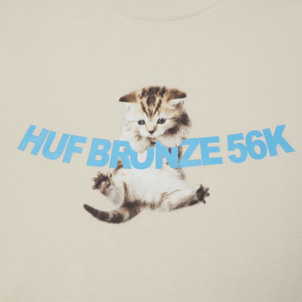 Camiseta Huf Hang In There S/s Natural