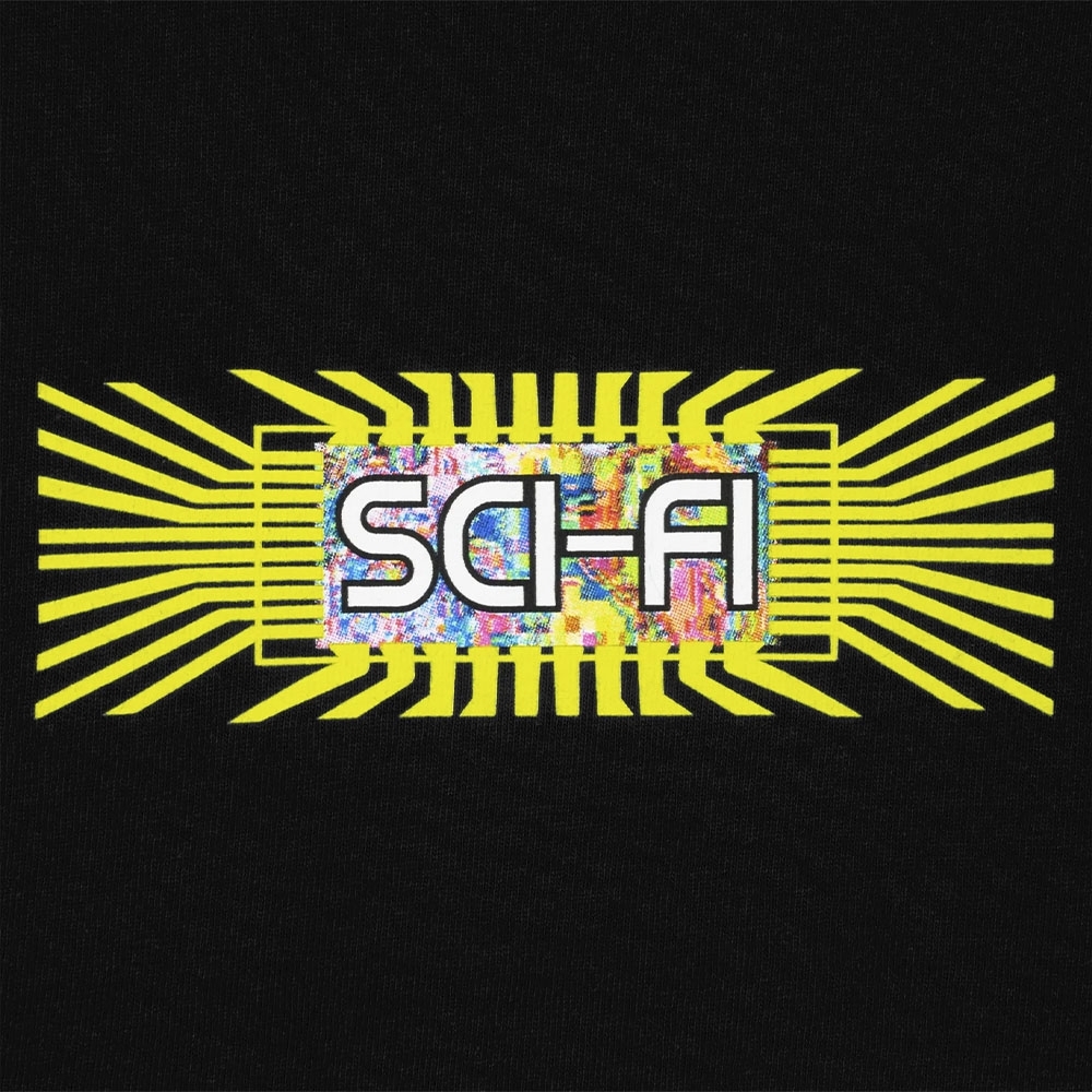 Camiseta Sci-fi Fantasy Chip Preto