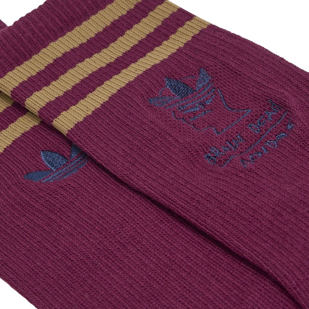 Meia Adidas Brain Dead Vinho
