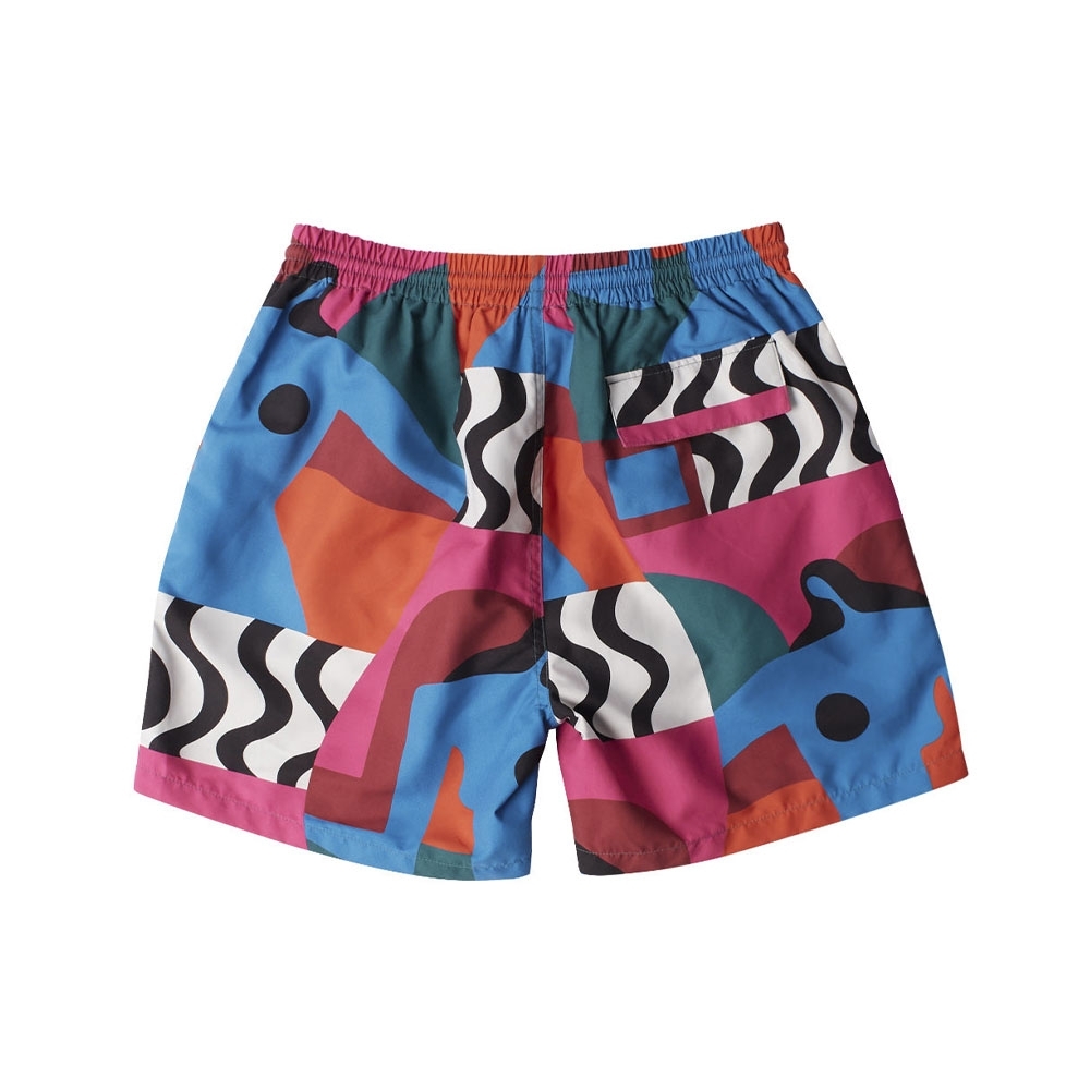 Shorts Parra Distorted Water Swim Multicolor