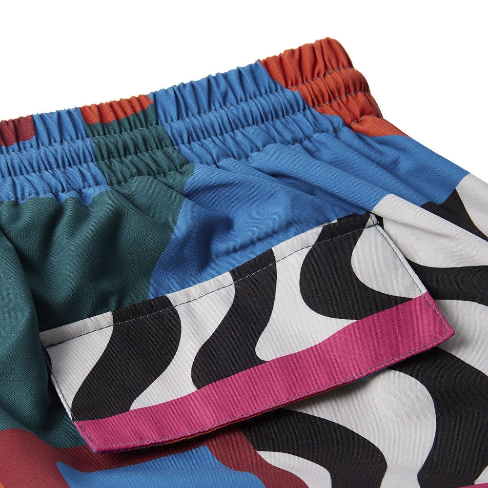 Shorts Parra Distorted Water Swim Multicolor