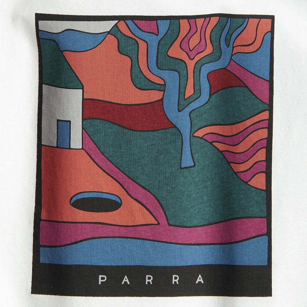 Camiseta Parra Hole In The Yard Branco