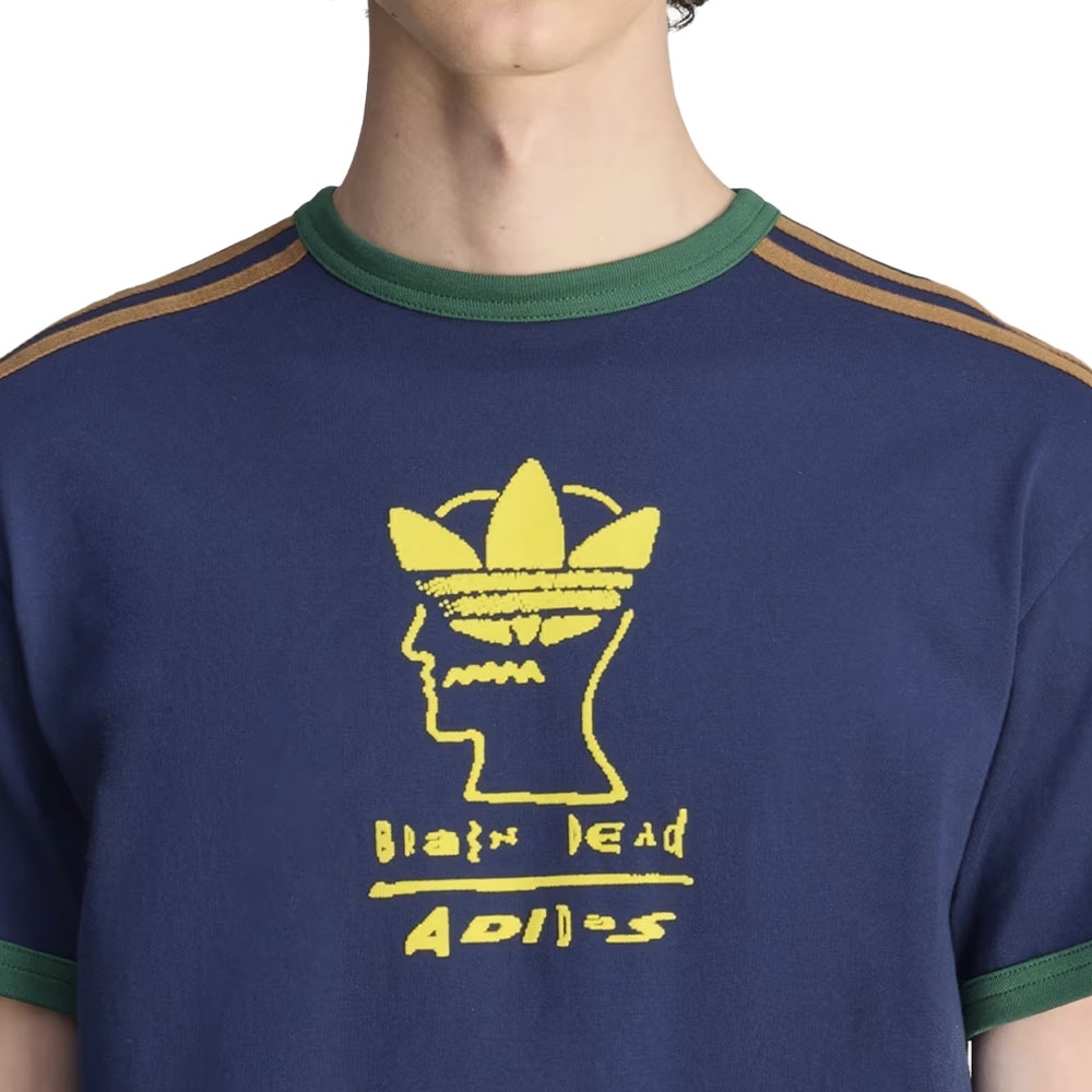 Camiseta Adidas Brain Dead Tee Azul Marinho