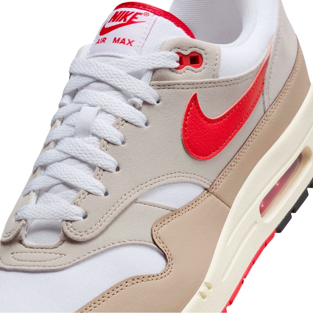 Tênis Nike Air Max 1 Ncps Branco/vermelho