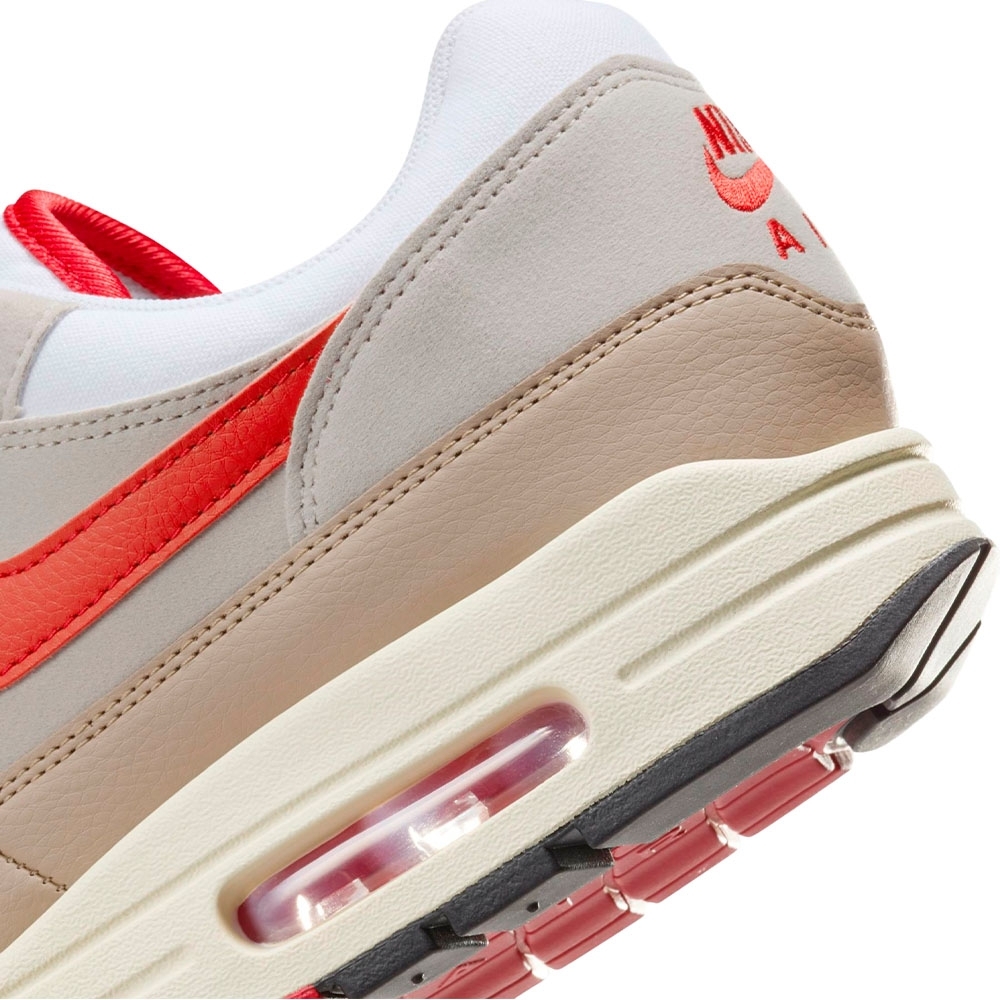 Tênis Nike Air Max 1 Ncps Branco/vermelho