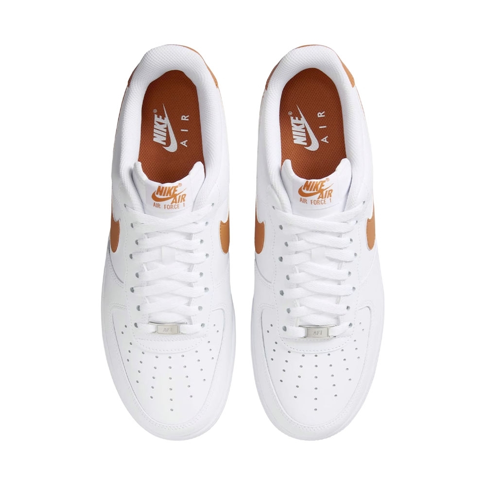 Tenis Nike Air Force 1 '07 Branco/marrom