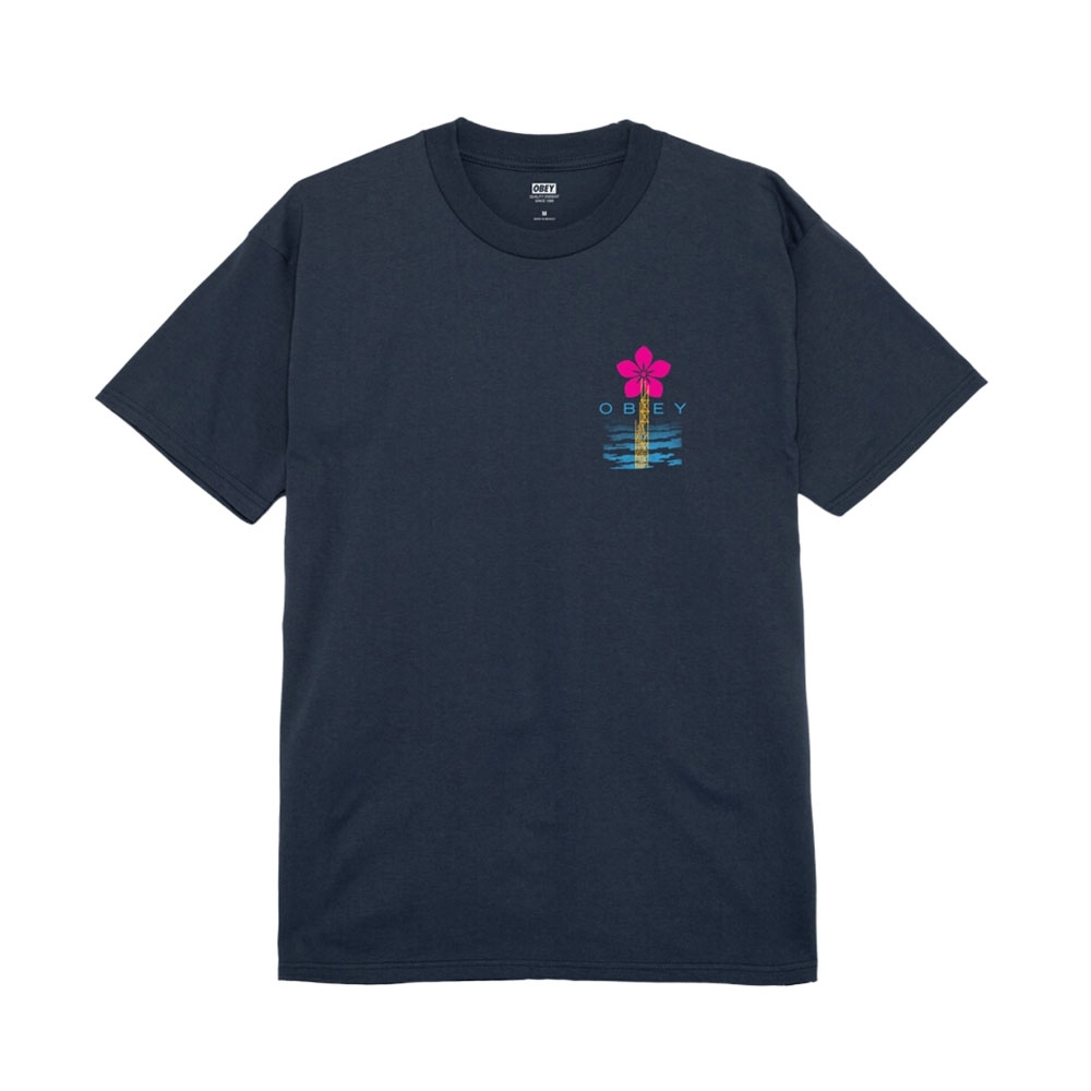 Camiseta Obey Elevated Powe Azul