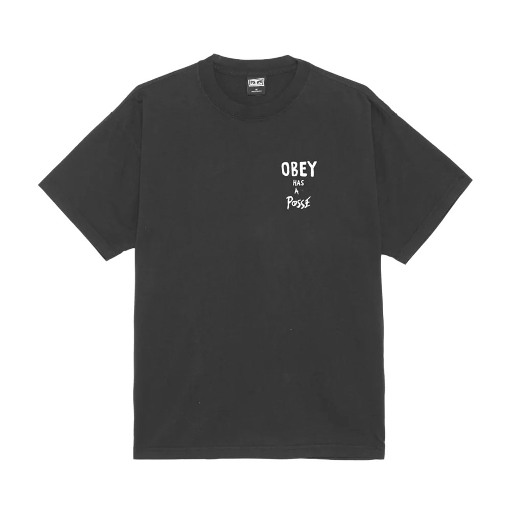 Camiseta Obey Has A Posse Vintage Preto