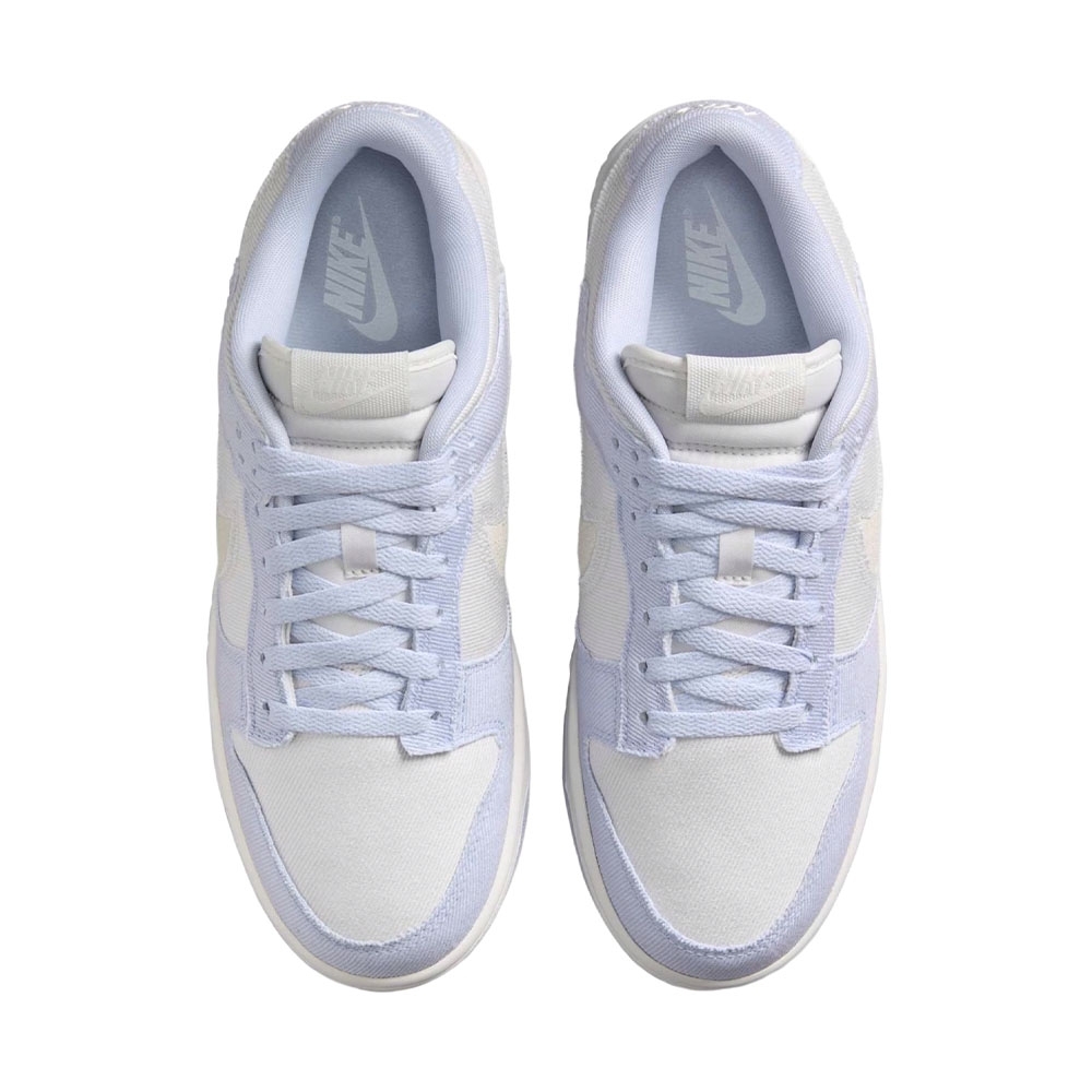 Tenis Nike Dunk Low Ghost Denim Branco/lilás