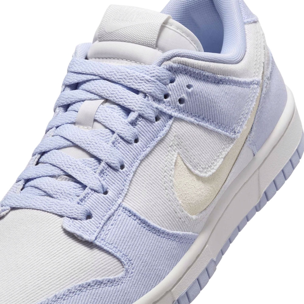 Tenis Nike Dunk Low Ghost Denim Branco/lilás