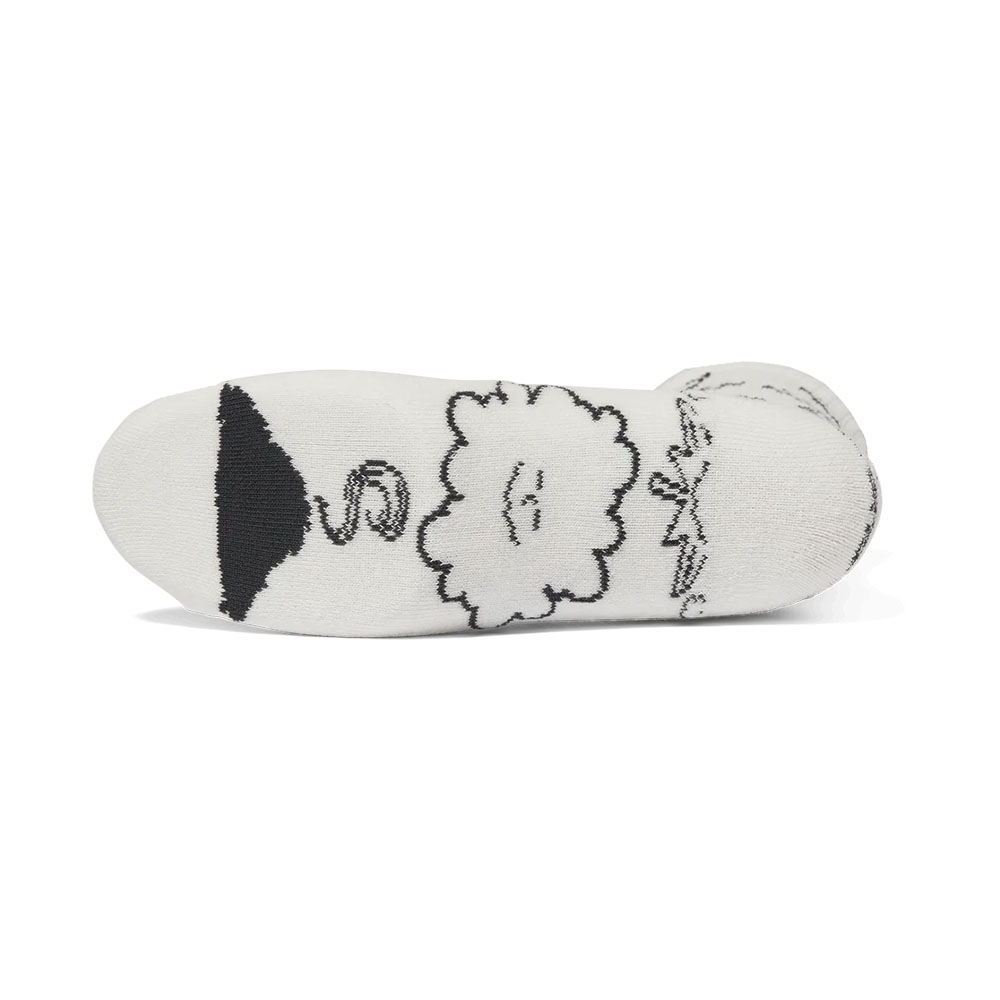 Meia Huf Self Destruction Buddy Branco