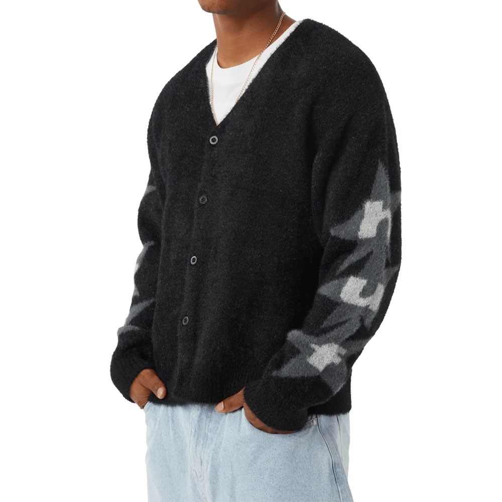 Cardigan Huf Ursa Mohair Preto