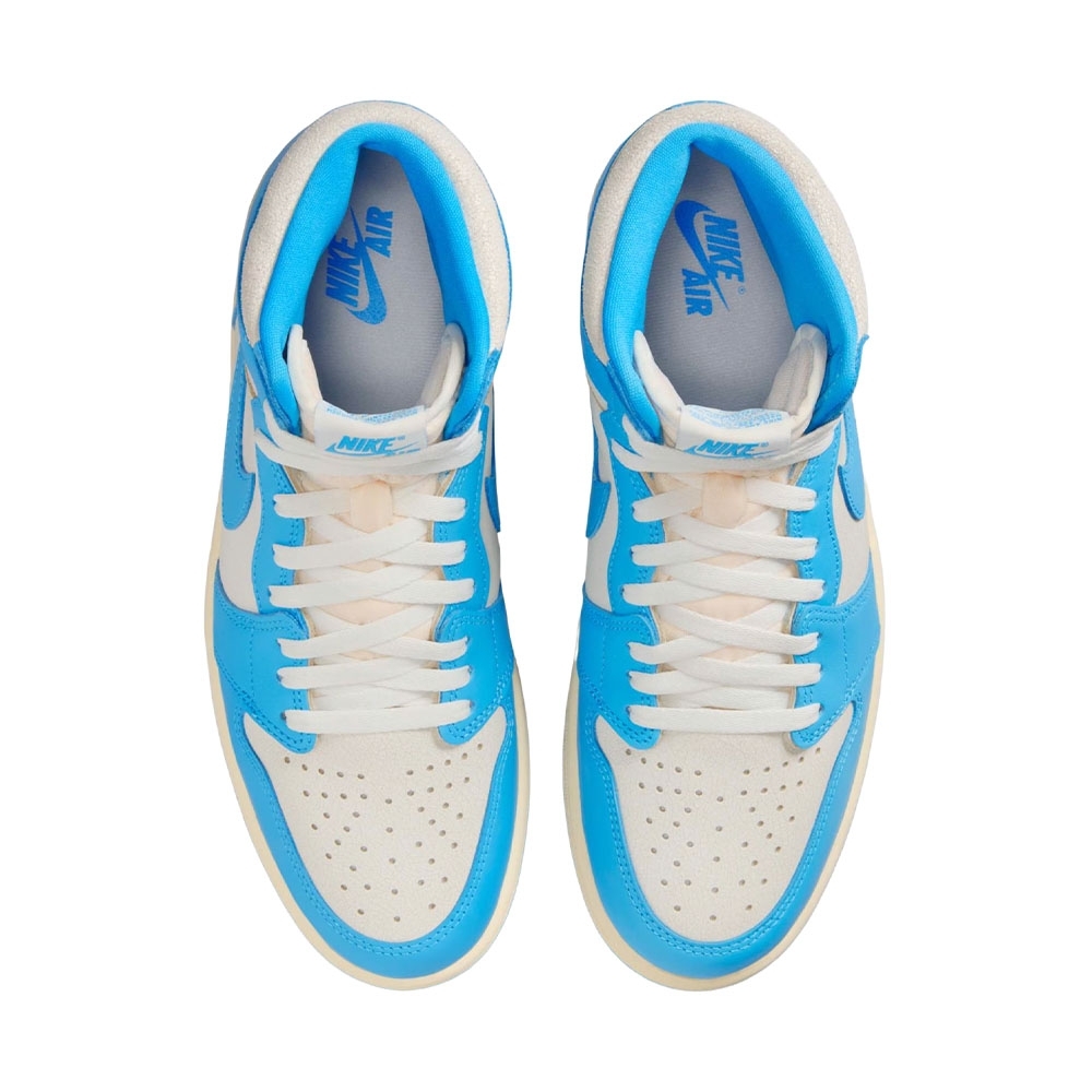 Tênis Nike Air Jordan 1 Retro Hi Og Azul/branco