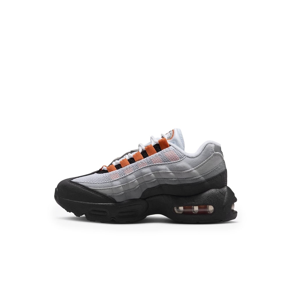 Tenis Nike Air Max 95 Og (ps) Bright Mandarin Preto/cinza