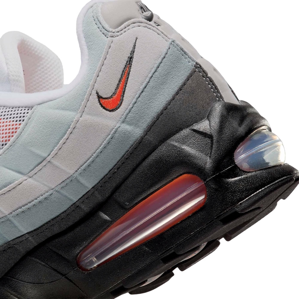 Tenis Nike Air Max 95 Og Bright Mandarin Preto/cinza