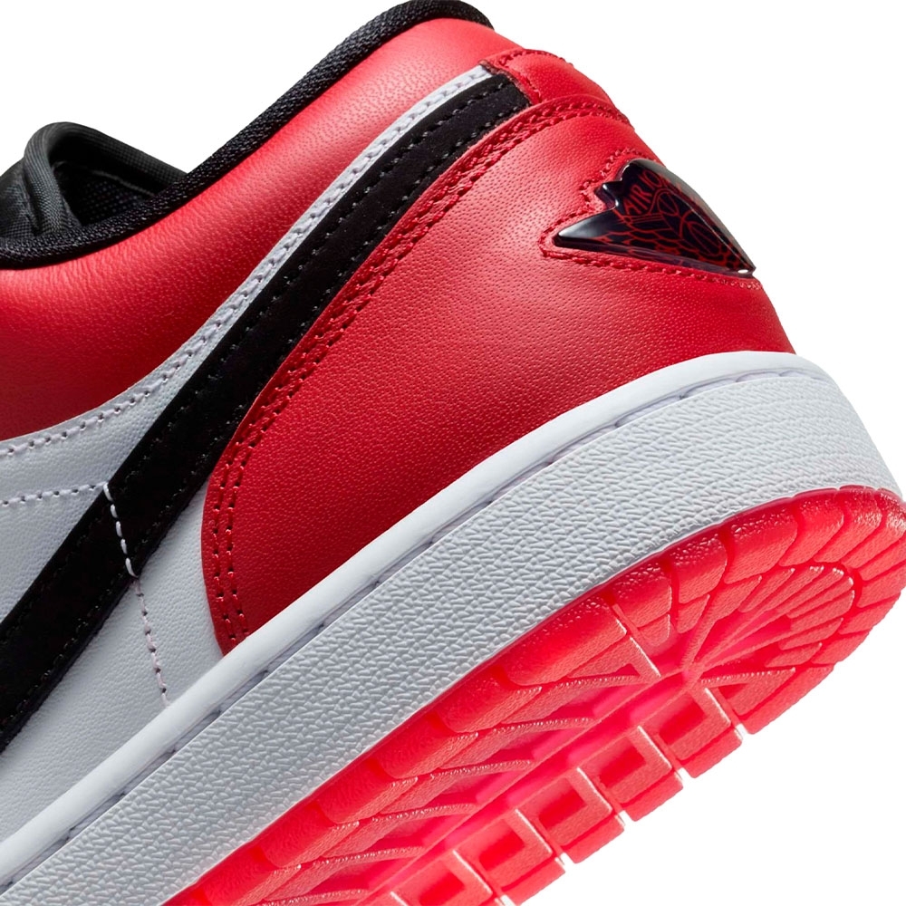 Tênis Air Jordan 1 Low Preto/vermelho