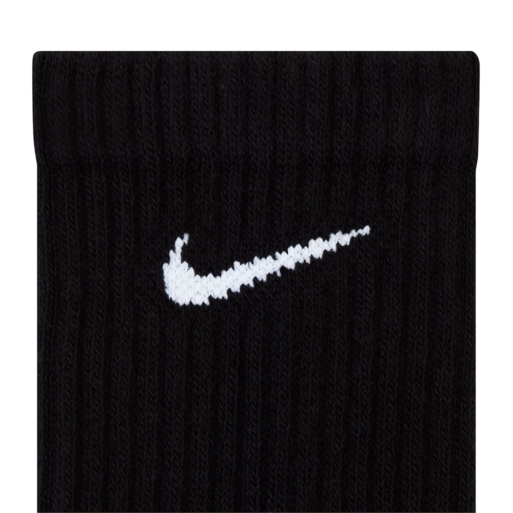 Meia Nike Everyday Lightweight Training Crew (3 Pares) Preto