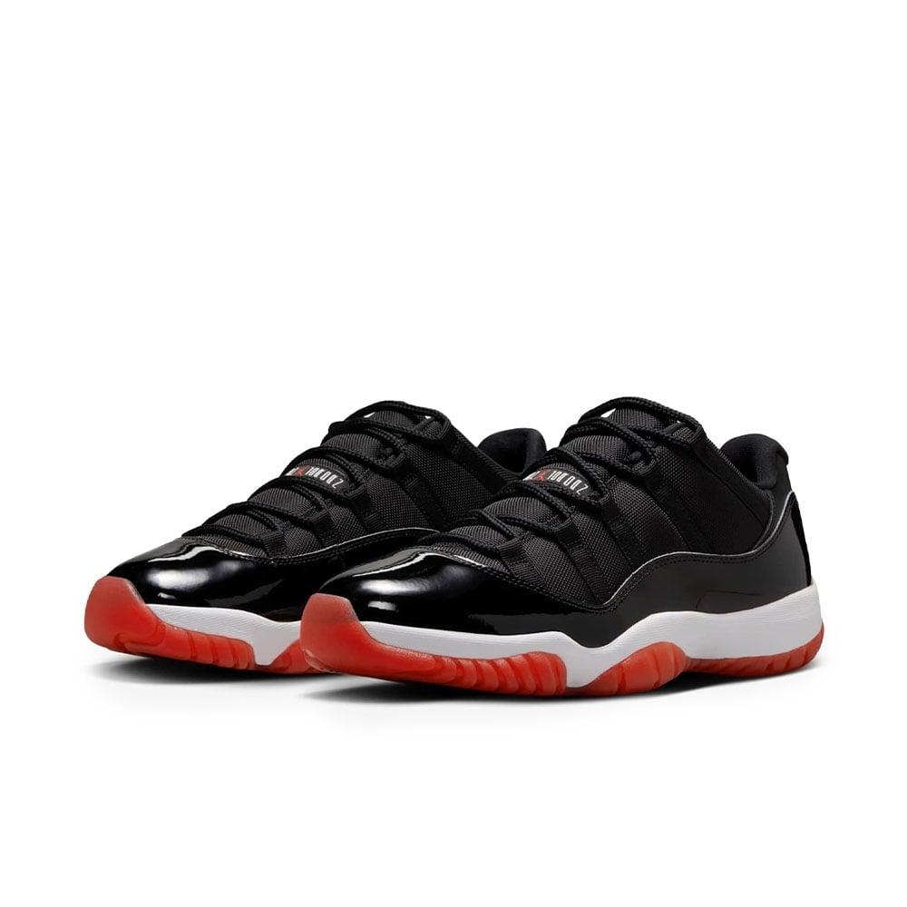 Jordan Air Jordan 11 黒/赤 Tênis Air Jordan 11 Retro Low Preto/vermelho