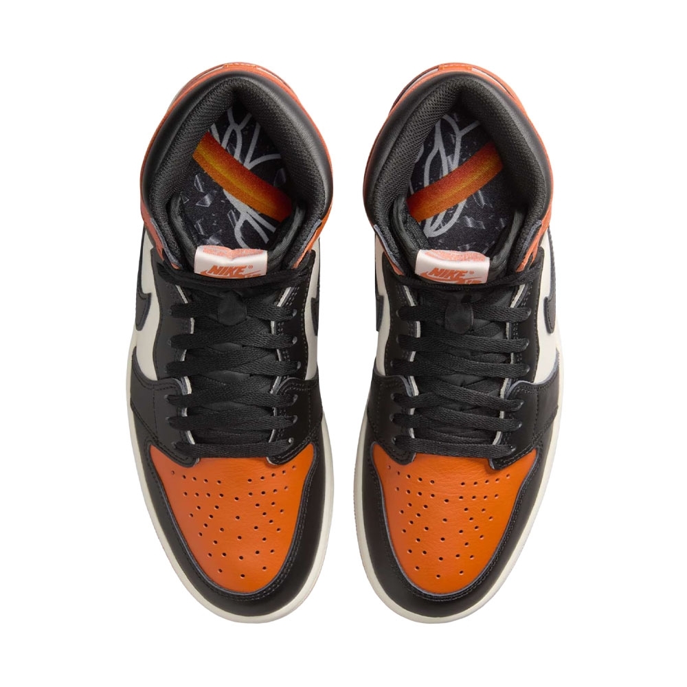 Tênis Air Jordan 1 Retro Hi Og Preto/laranja