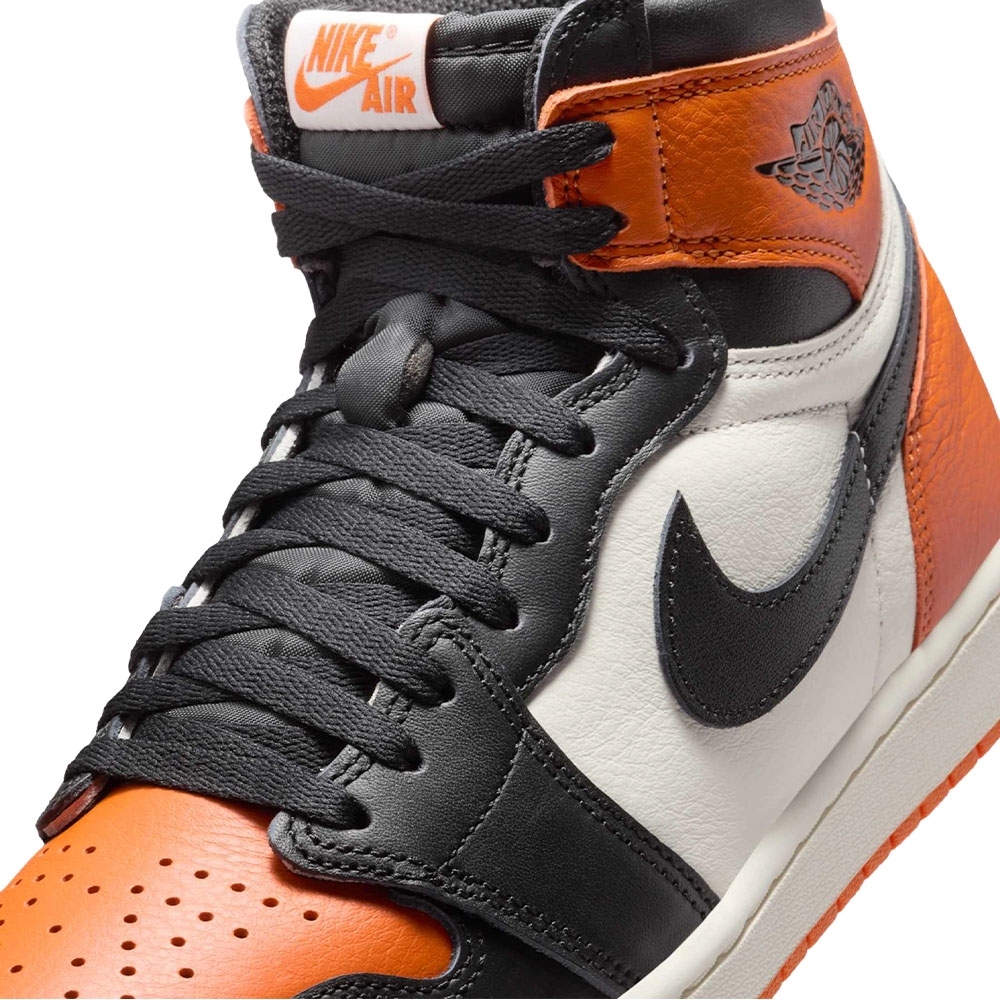 Tênis Air Jordan 1 Retro Hi Og Preto/laranja