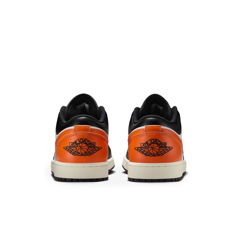 Tênis Air Jordan 1 Low Preto/laranja
