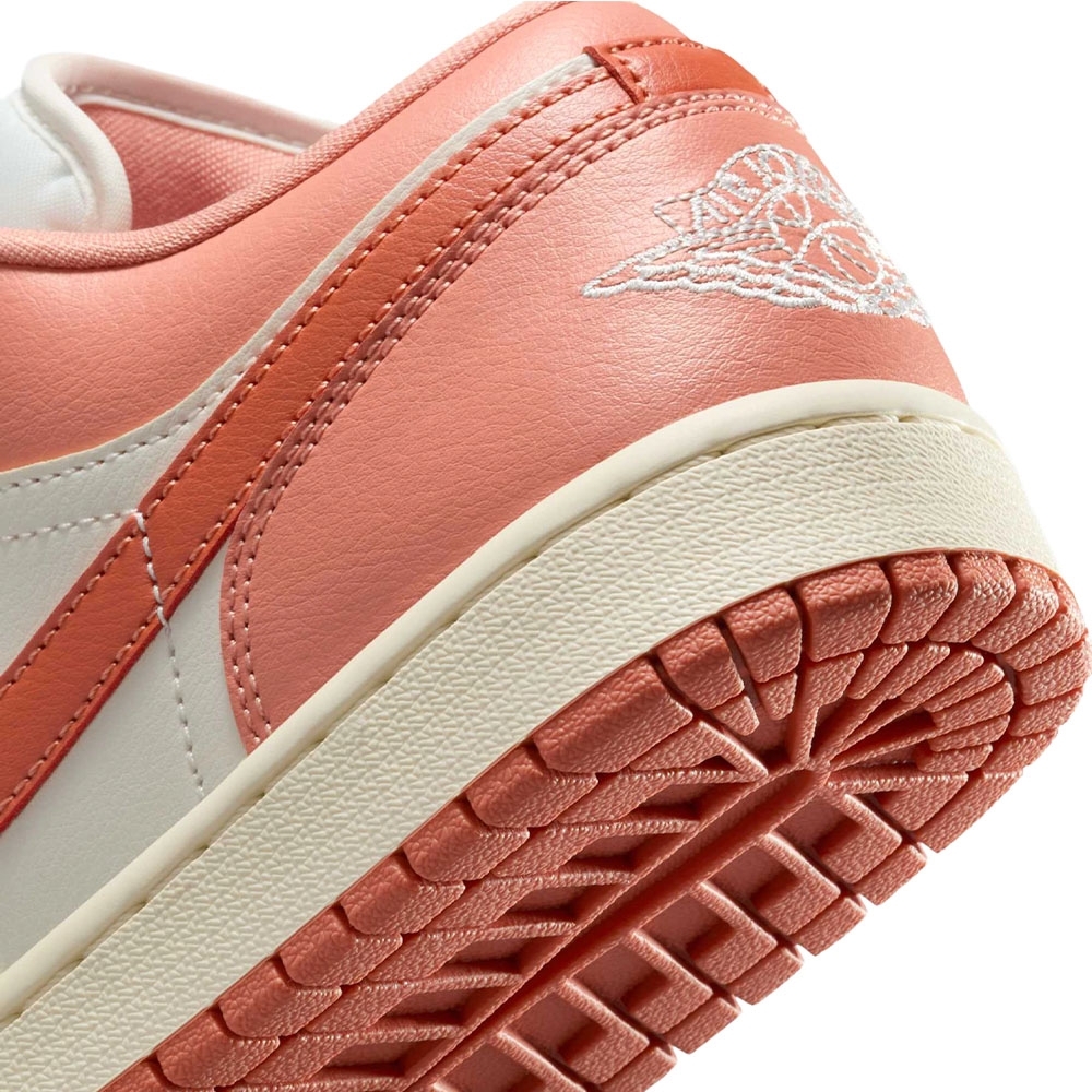 Tênis Air Jordan 1 Low Rosa/branco