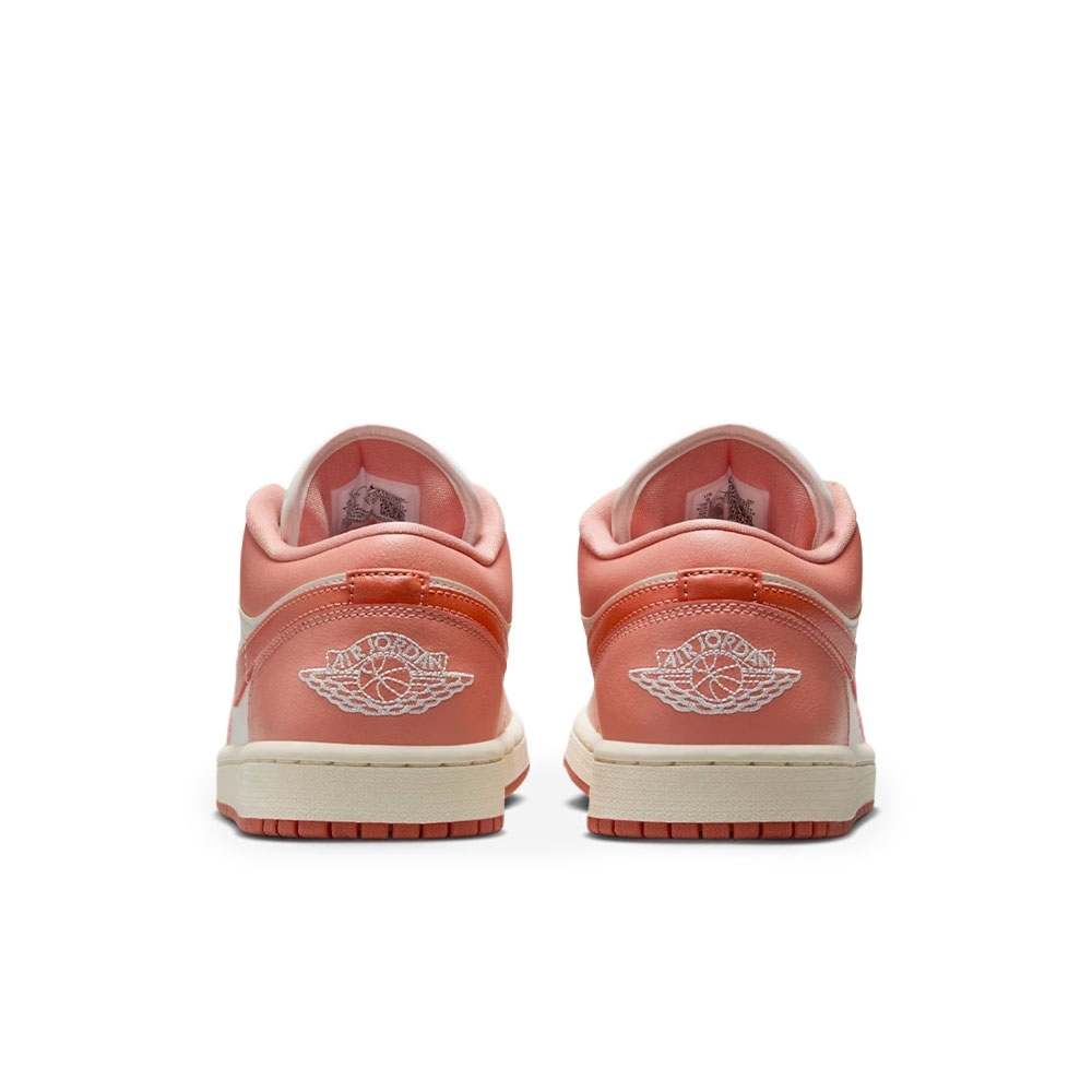 Tênis Air Jordan 1 Low Rosa/branco