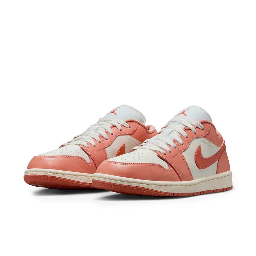 Tênis Air Jordan 1 Low Rosa/branco
