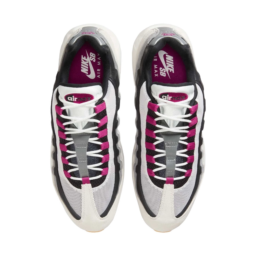 Tênis Nike Sb Air Max 95 Branco/rosa