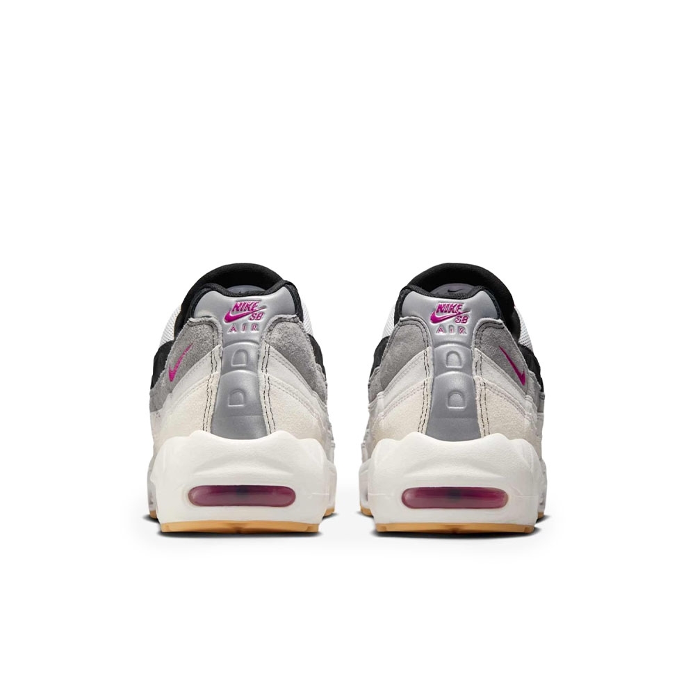 Tênis Nike Sb Air Max 95 Branco/rosa