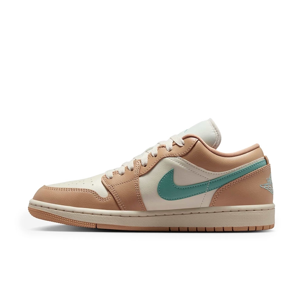Tênis Air Jordan 1 Low Bege/verde