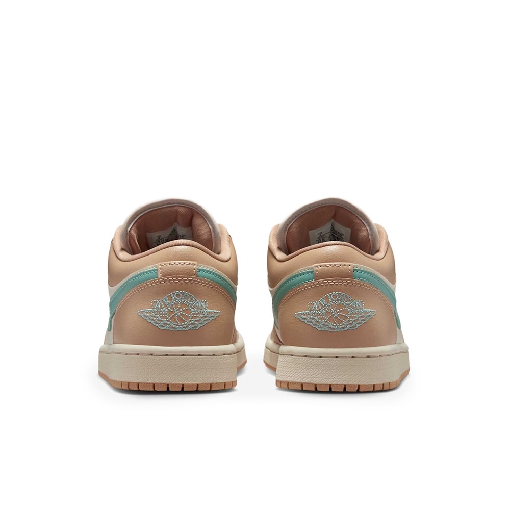 Tênis Air Jordan 1 Low Bege/verde