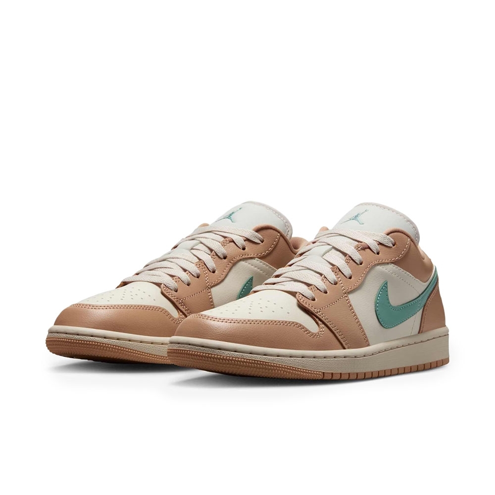 Tênis Air Jordan 1 Low Bege/verde