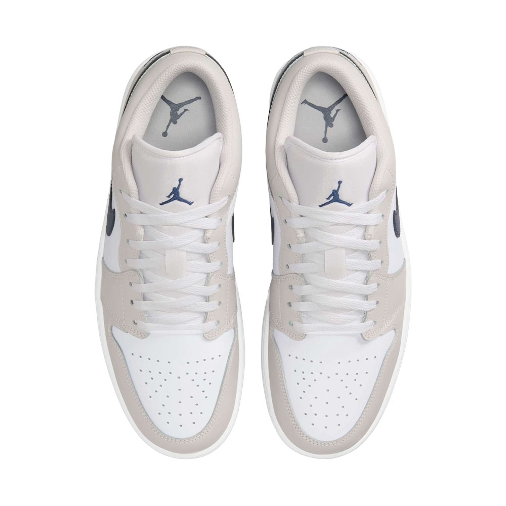 Tênis Air Jordan 1 Low Branco/azul