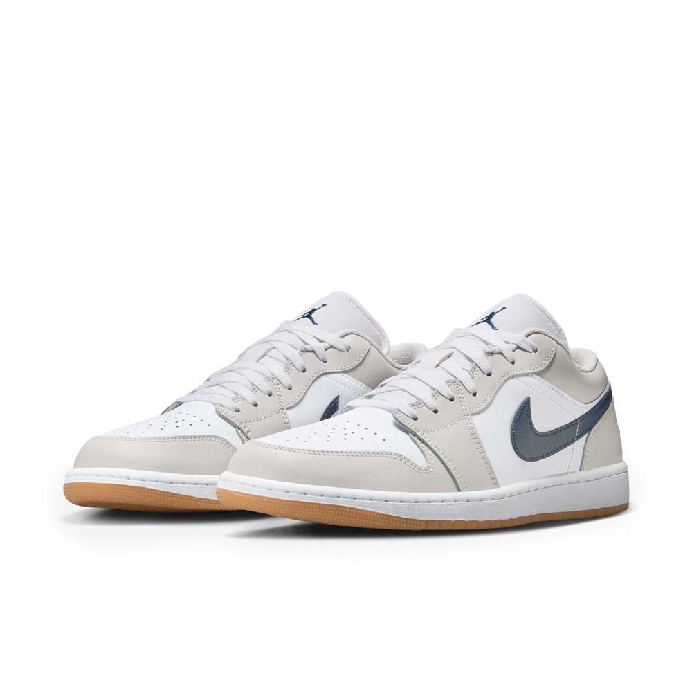 Tênis Air Jordan 1 Low Branco/azul