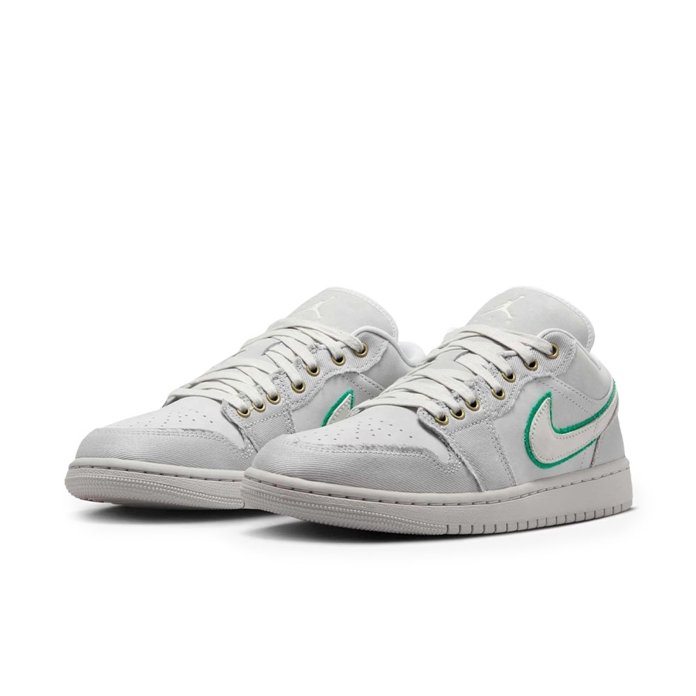 Tênis Air Jordan 1 Low Se Cinza/verde