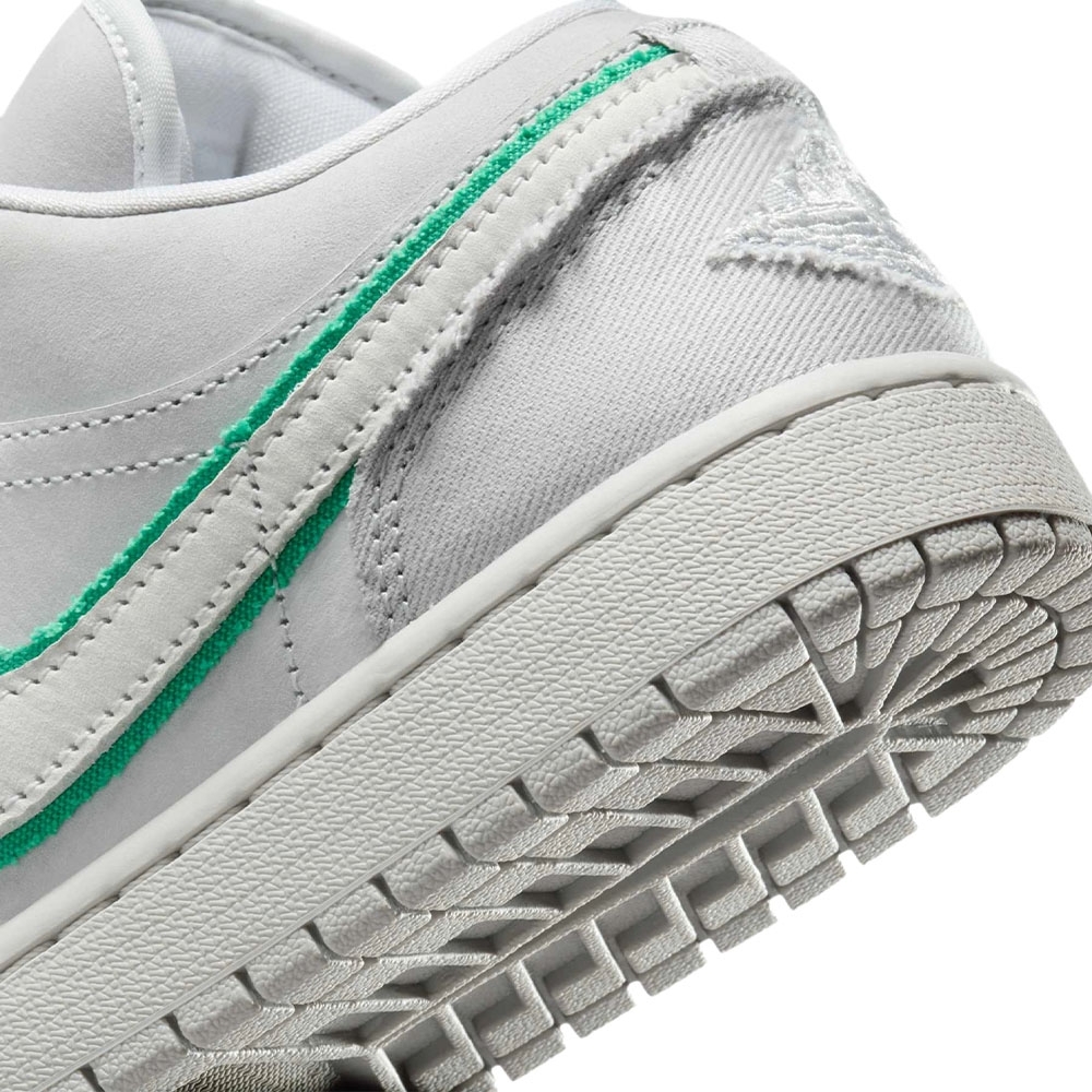 Tênis Air Jordan 1 Low Se Cinza/verde