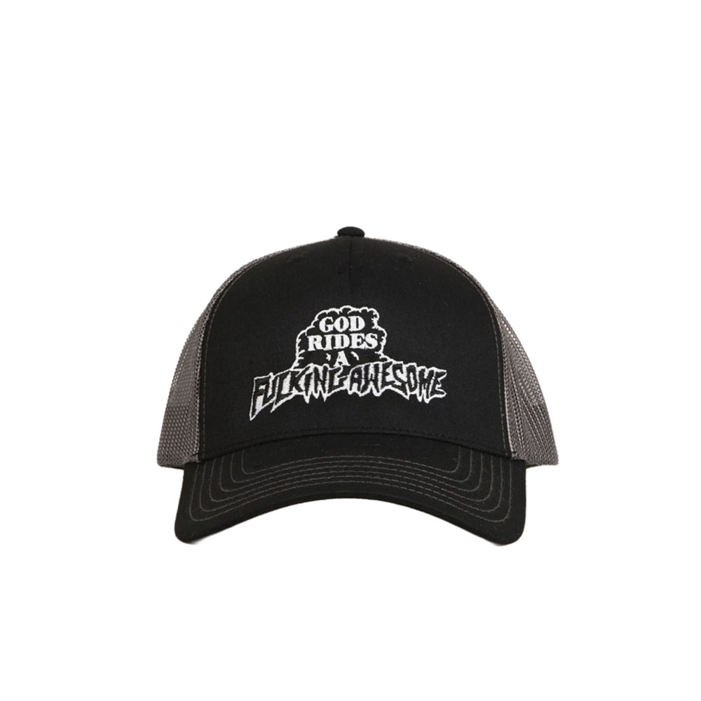 Boné F.awesome Gods Rides Trucker Cinza