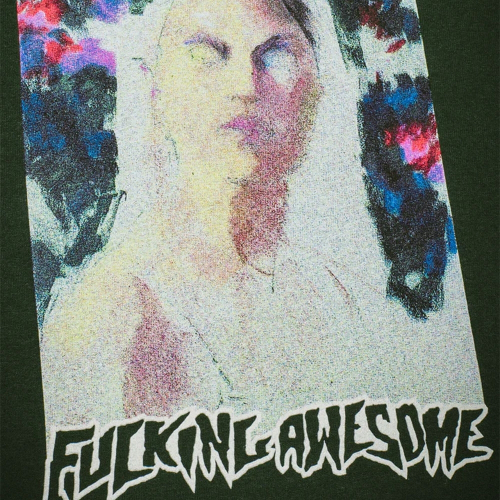 Camiseta F.awesome Painterly Verde Escuro