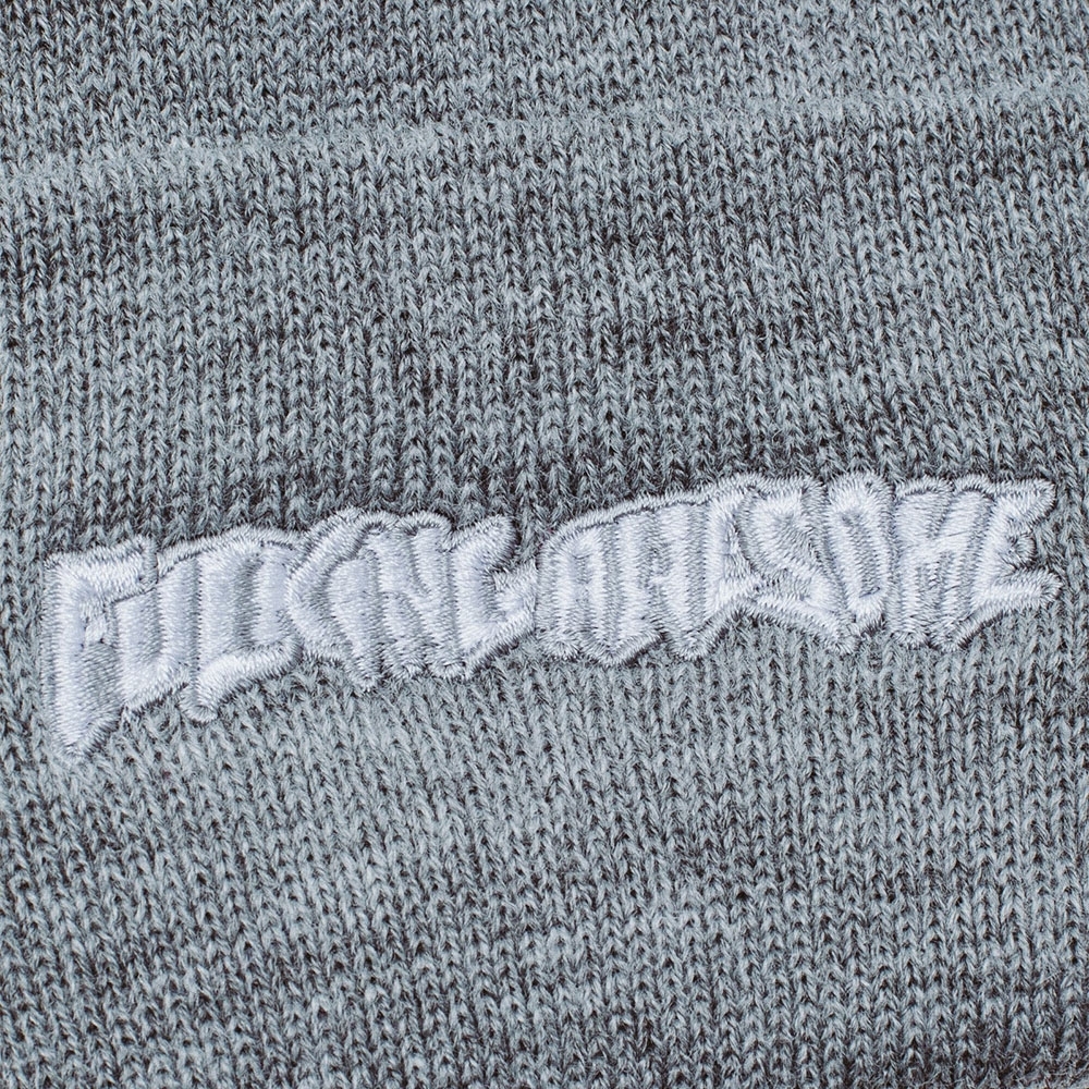 Gorro F.awesome Little Stamp Embroidered Cinza